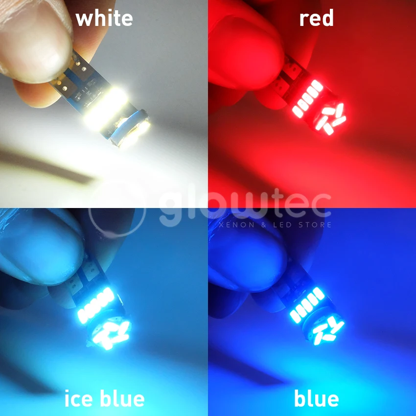 1 шт. LED T10 canbus led W5W Canbus t10 15smd 3014 неполярный свет внешний GLOWTEC | Автомобили и