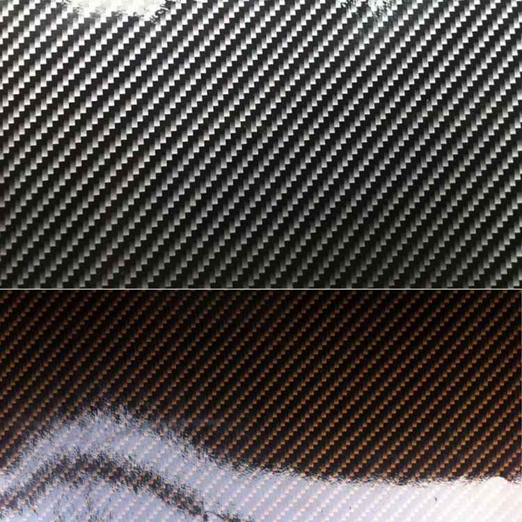 Высокоглянцевый 2D стикер для автомобиля пленка из углеродного волокна 50*200 см
