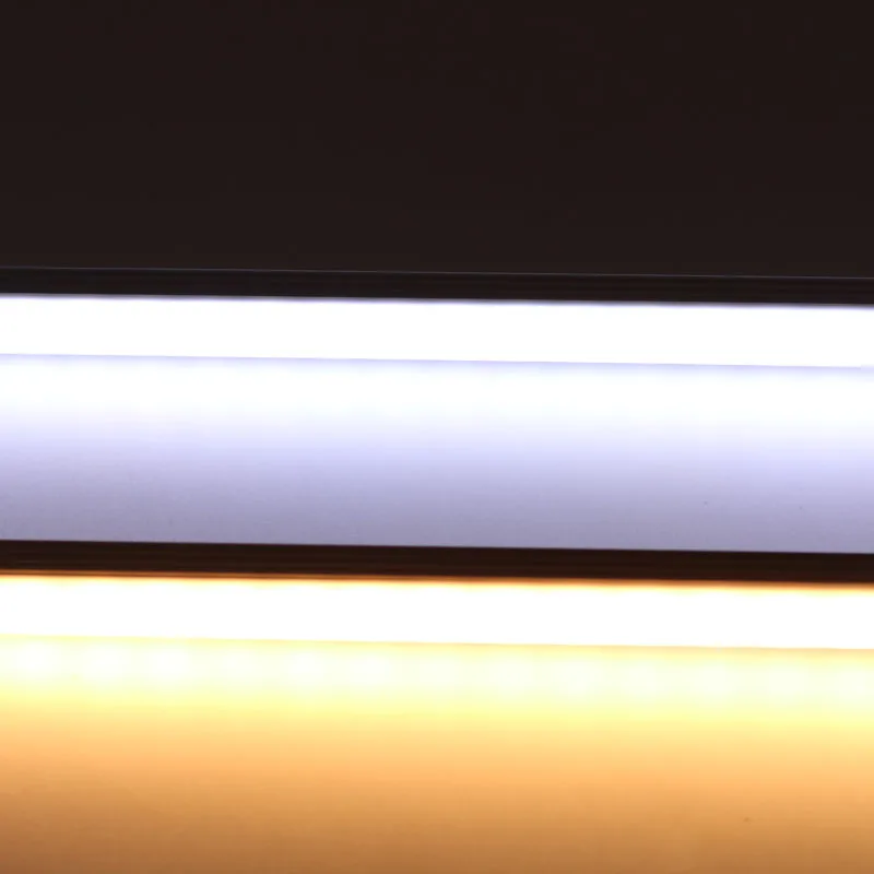0.5 Meter LED Aluminium Profile DC 12 Volt Bar Lights Strip Lampara 0.5m SMD 5050 Energy Saving Lamp Warm white Cold white