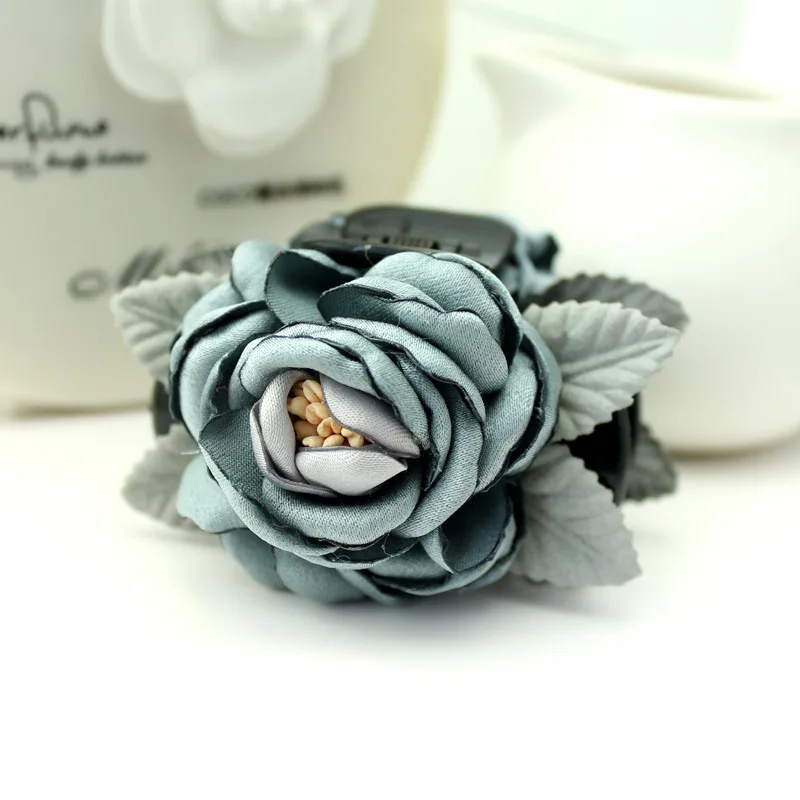 Цветочные Когти для волос ручной работы Цветы Девушки заколки Винтажные