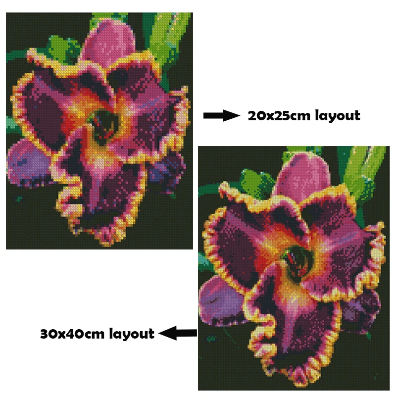 5D алмазные картины сделай сам вышивка украшение ресторана цветок