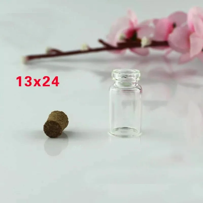 Маленькие стеклянные банки 10 шт./лот 0 6 мл 1 2 5 каменная банка флаконы для