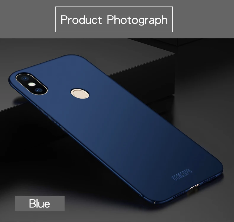 Чехол MOFi для Xiaomi Mi 8, Черный Защитный чехол для Xiaomi Mi 8, Жесткий Чехол