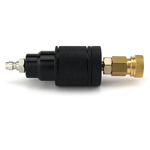 black with connector 300 бар 4500PSI ручной насос высокого давления воздушный фильтр для пейнтбола PCP насос водоотделитель M10x1 Резьба 50 см шланг 8 мм - Цвет: black with connector