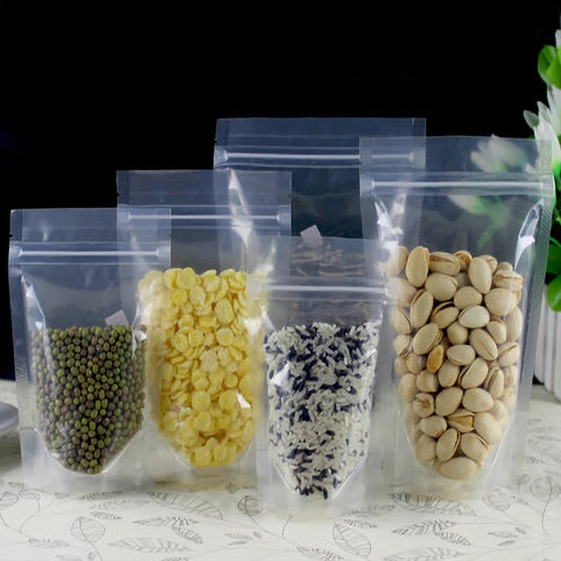 10 шт. прозрачные пакеты с застежкой-молнией | Дом и сад