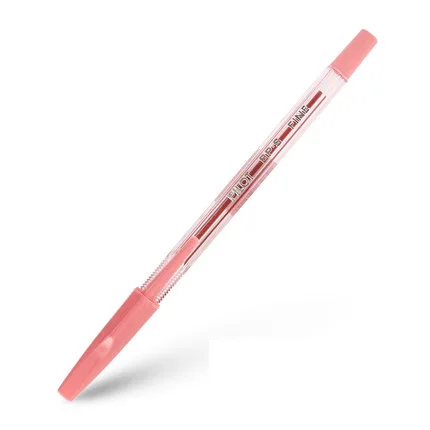 Pink 1PC PILOT Baile шариковая ручка Студенческая офисная дятел BP-S-F цветная масляная ручка 0,7 мм прозрачный стержень - Цвет: Pink 1PC