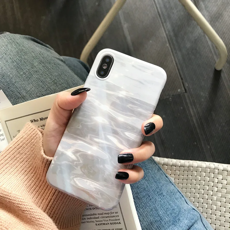 Модные чехлы JAMULAR с солнечными волнами для iPhone XS MAX X 7 6 6s Plus абстрактное искусство