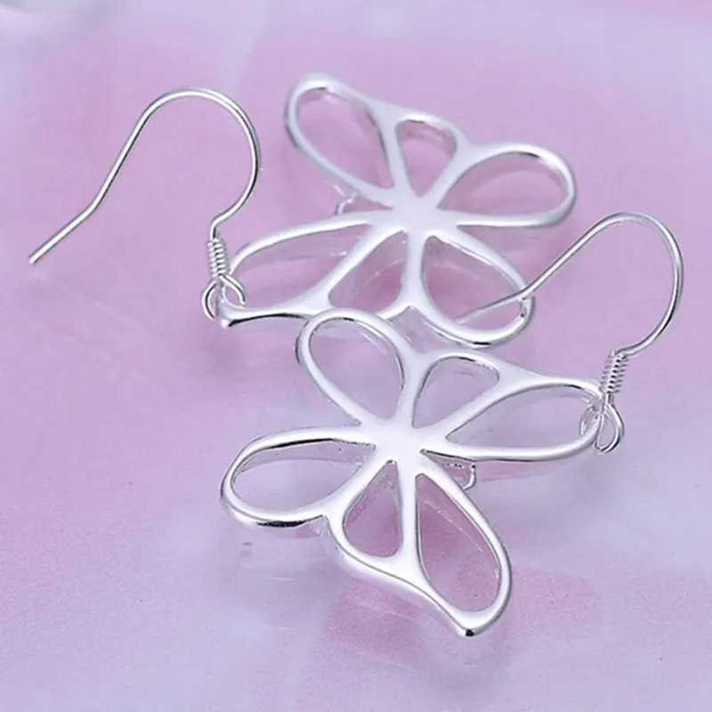 Ювелирные изделия серьги для Для женщин посеребренные Серьги бабочка E011/efmfgdqx