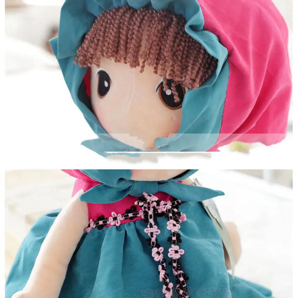 Брендовая Модная Кукла для девочек с красным платьем мягкие куклы высокого