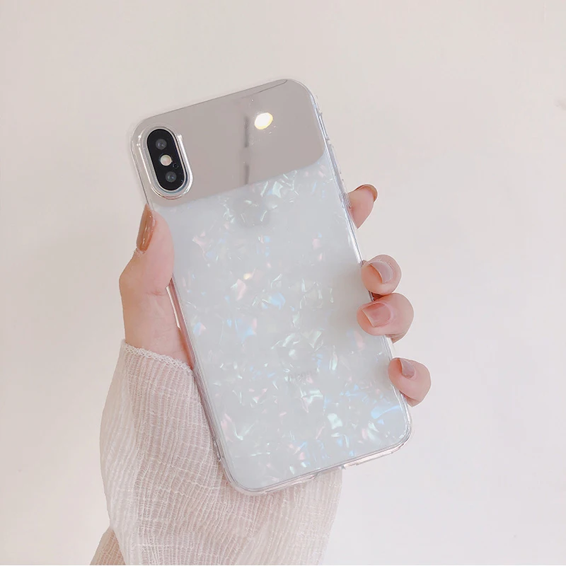 Модный зеркальный чехол GlamPhoneCase для iPhone XS Max XR X мягкий 7/8 /6/6S Plus | Мобильные