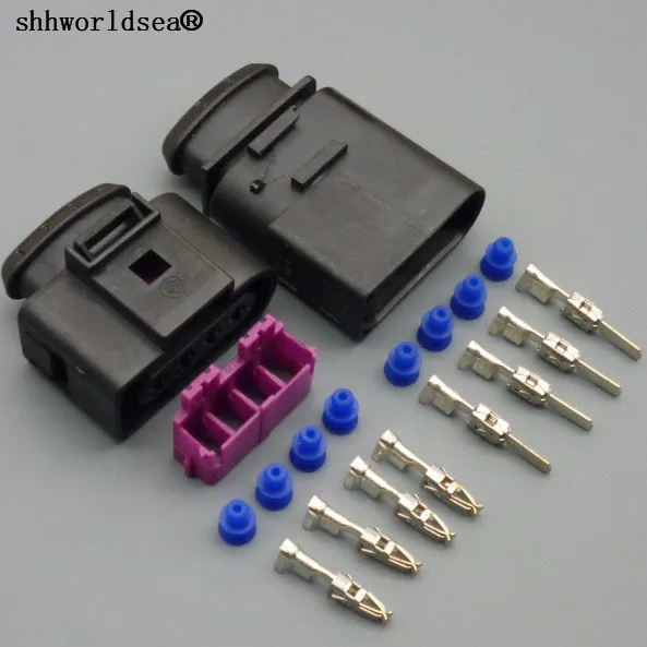 

4 Pin 3.5MM For VW Skoda VAG Automotive Connector 4B0973724 Coil Extension Adapter Electrical Wire Plug 1J0973724 For AUDI