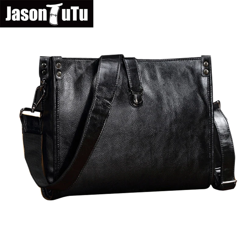 Shoulder bags High Quality Black PU Leather Men Messenger Bags 2017 New Brand Design Crossbody for men bolsos B97 | Багаж и сумки