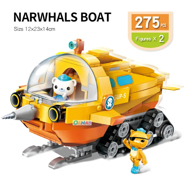 ThinkEasy Octonauts субмарина и морская база развивающие игрушки экшн фигурки для детей