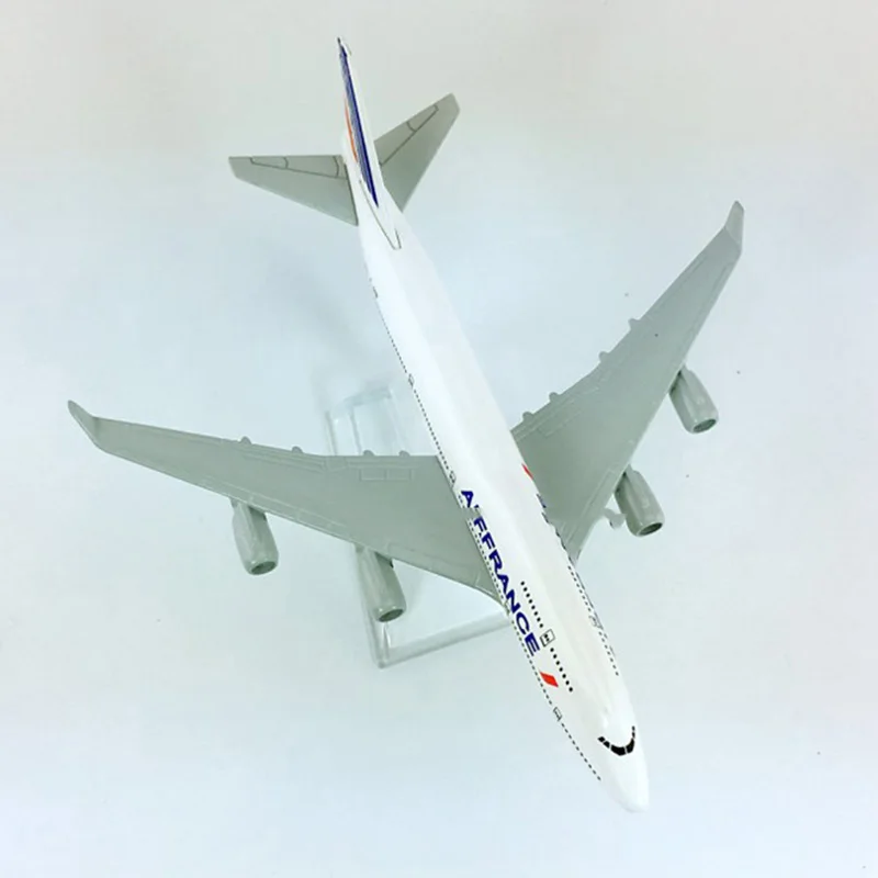 16 см 1:400 Boeing B747-400 модель airфранция авиалиний с базой airbus металлический сплав самолет Коллекционная модель дисплея