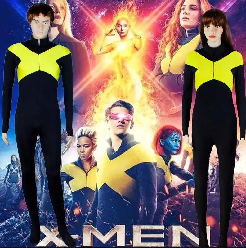 Костюм для косплея X Men: Dark Phoenix Jean Grey комбинезон куртка Униформа костюм женщин и