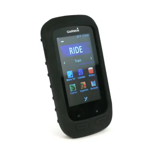 Силиконовый гелевый кожаный чехол для велосипедного компьютера garmin Edge 1000 и экран Pro-черный