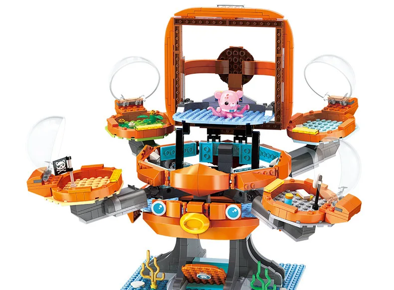 Строительные блоки строительные игрушки Technic City Octonauts Серии моделей фигурные