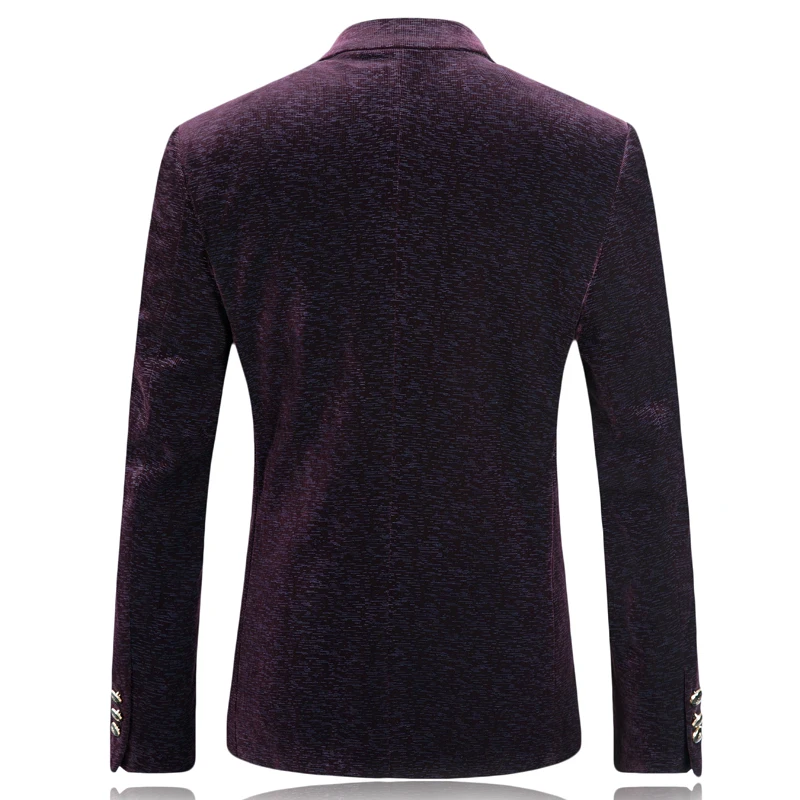 Повседневный костюм для мужчин вельветовый винный красный темно-синий