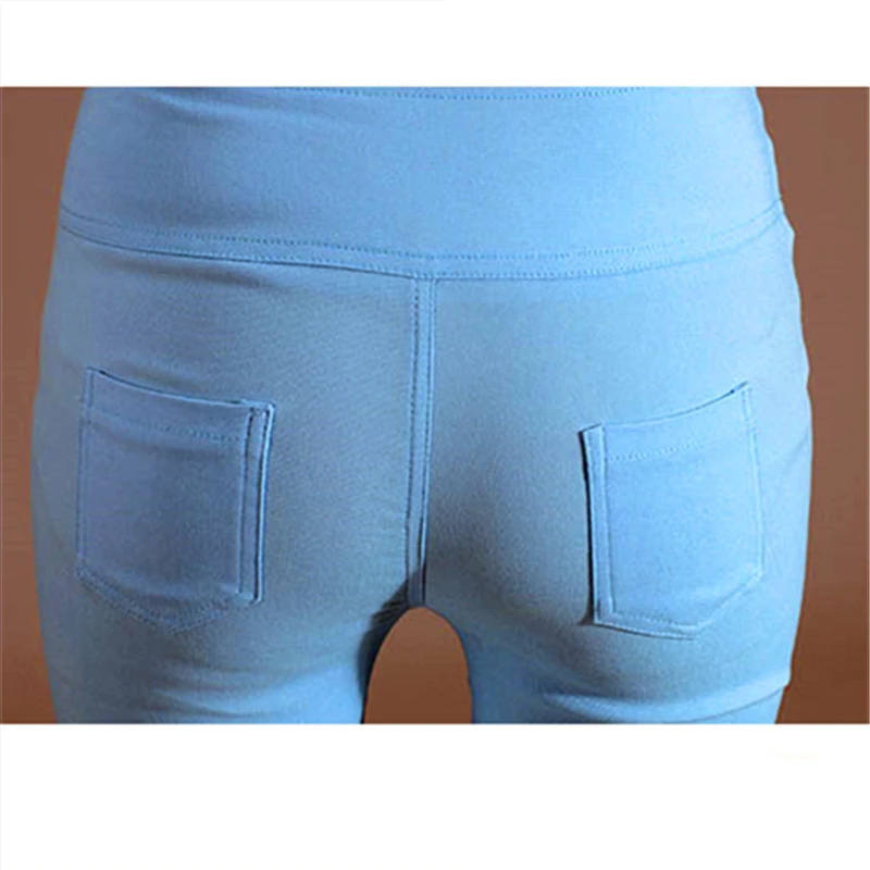 

WMWMNU The New Spring And Summer 2017 Feet High Waisted Trousers Women Pencil Pants Leggings Korean Ladies Harem Pants