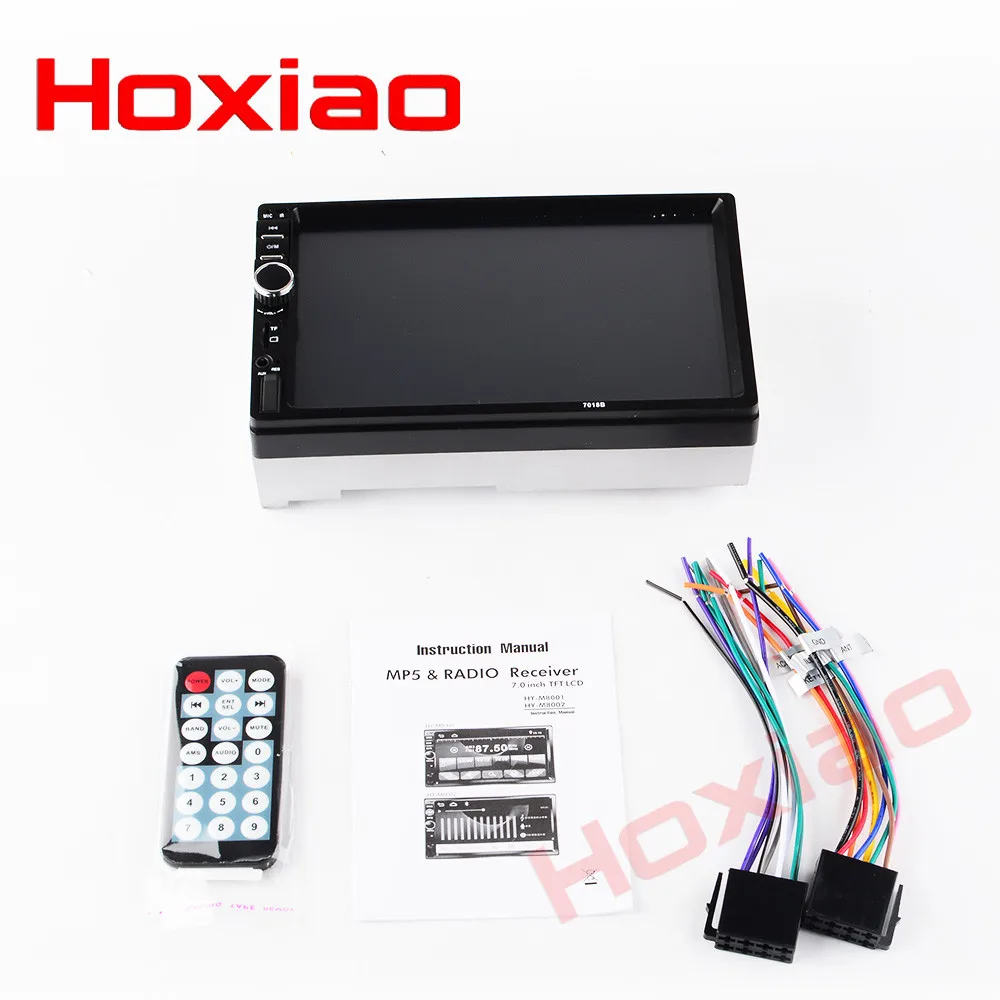 2 din автомагнитола 7 &quotHD сенсорный экран плеер MP5 SD/FM/MP4/MP3/USB/AUX/Bluetooth автомобильный