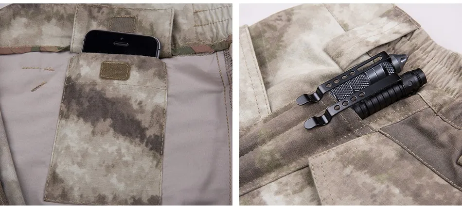 FREE SOLDIER outdoor sports tactical military men 's hiking short pant for climbing fishing summer cargo shorts