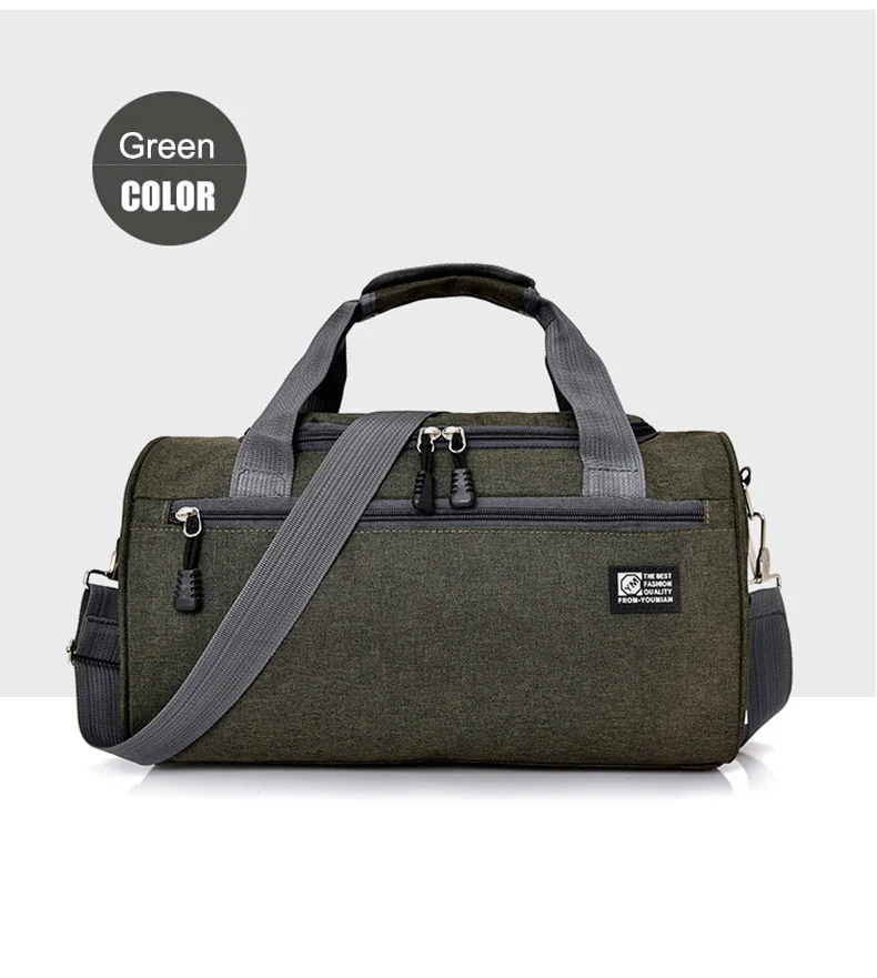 Men Travel Duffle Solid Crossbody Luggage Bag Unisex Portable Nylon Handbags Large Multifunctional Shoulder Bag For Male XA268WC