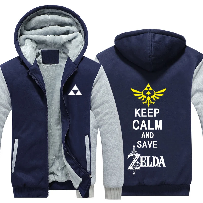 Прямая доставка зимняя теплая куртка Zelda бейсбольная унисекс шерстяная