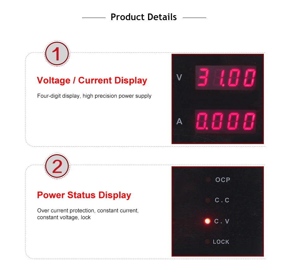 KD3003D Высокая точность DC Питание Регулируемый Цифровой 30V 3A 0,01 V 0.001A точность Напряжение регулятор лаборатории Питание