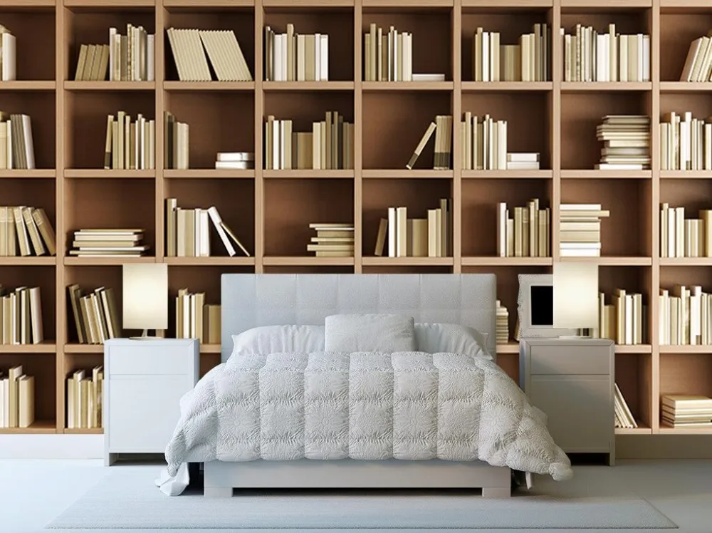 3d обои для комнаты Европейский стиль 3D стереоскопическая библиотека фон росписи