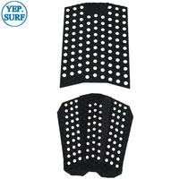 surfing eva deck grip pad surf traction pad front pad and tail pad full set for surfboard black colors presale