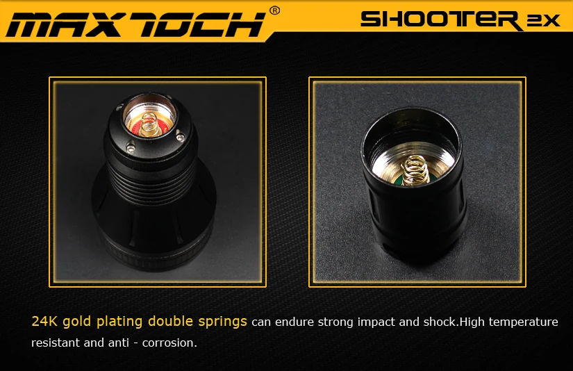 MAXTOCH Shooter 2X красный луч 750 м+ расстояние, 270lm, красный светодиодный Дальний Красный светильник, ночной охотничий фонарь