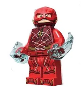 DC Justice League, блоки, Детские Угловые производства, Бэтмен, Супермен, чудо-женщина, Аквамен, киборг, флэш-строительные блоки, игрушки, подарки - Цвет: Flash