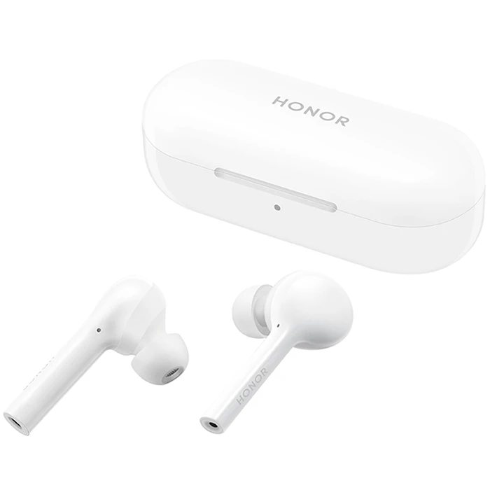 White Huawei Honor Flypods Lite беспроводные наушники TWS Hi-Fi водонепроницаемые IP54 Беспроводная зарядка Bluetooth 4 наушники с микрофоном сенсорное управление - Цвет: White