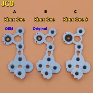 JCD 1 шт. серая оригинальная резиновая Кнопка кремниевый проводящий резиновый проводящий для MicroSoft Xbox One для контроллера XboxOne S D Pad
