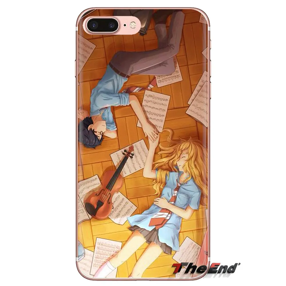 Прозрачные мягкие чехлы для Oneplus 3T 5T 6T Nokia 2 3 5 6 8 9 230 3310 1 7 Plus 2017 2018 Your lie in April Anime Art |
