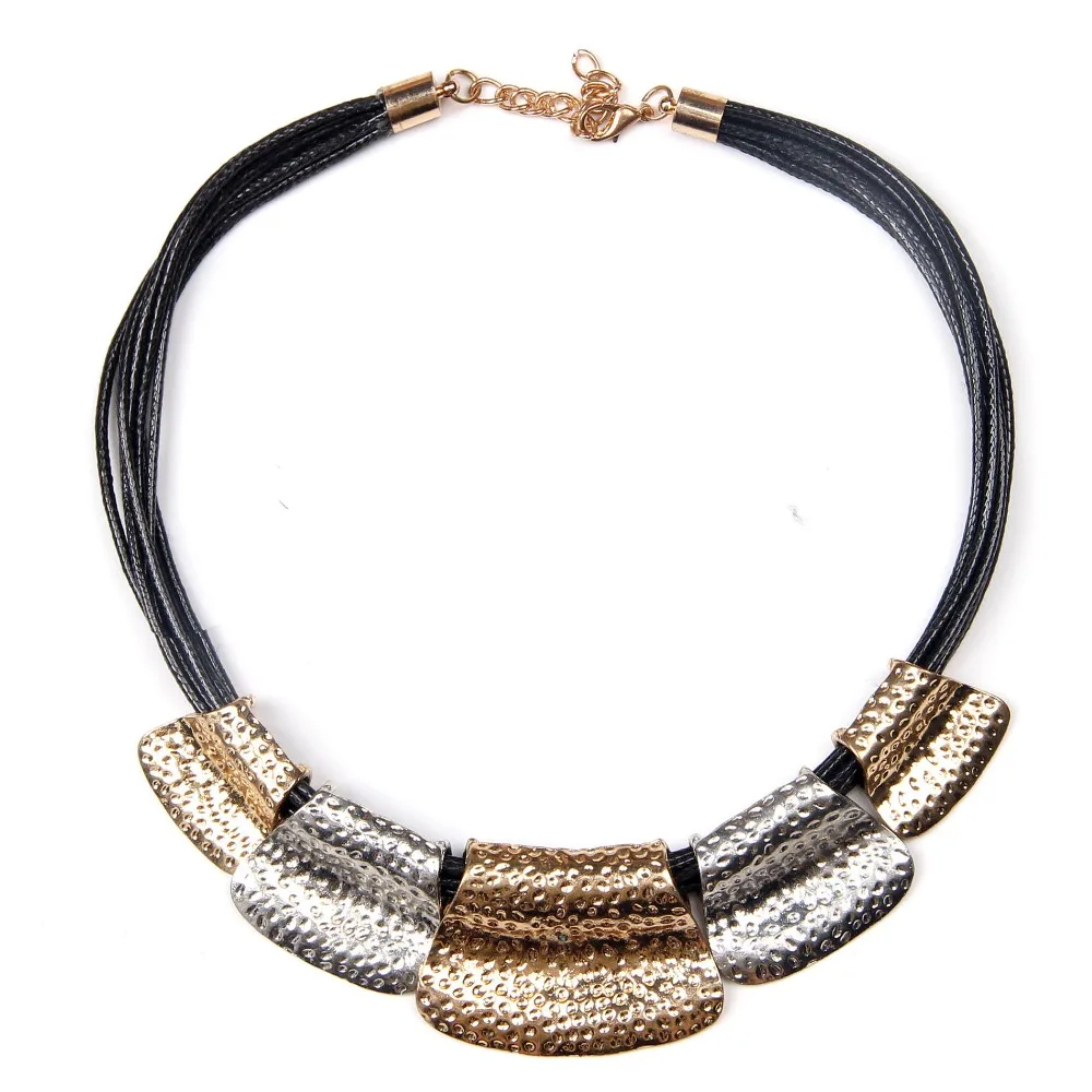 Женское массивное ожерелье чокер винтажное от известного бренда модные