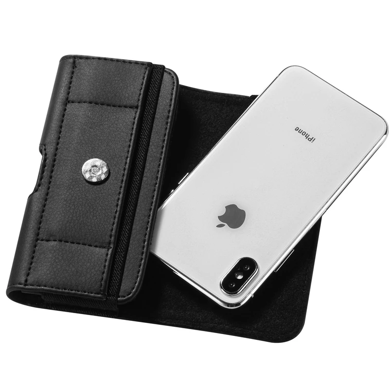 Кожаный чехол поясная сумка для смартфона Xiaomi универсальный телефона redmi note 5 plus 4x