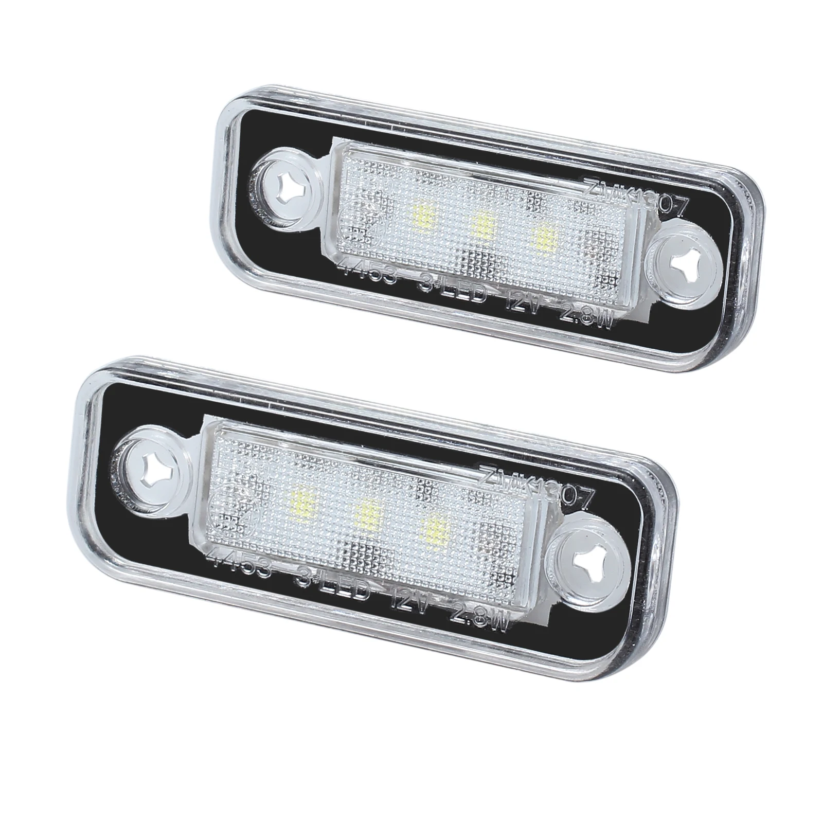 AUTOUTLET 2 шт автомобилей номерных знаков света 3 SMD светодиодный светильники для Mercedes-Benz SLK R171 S203 W211 S211/1103 E класса W211 4D