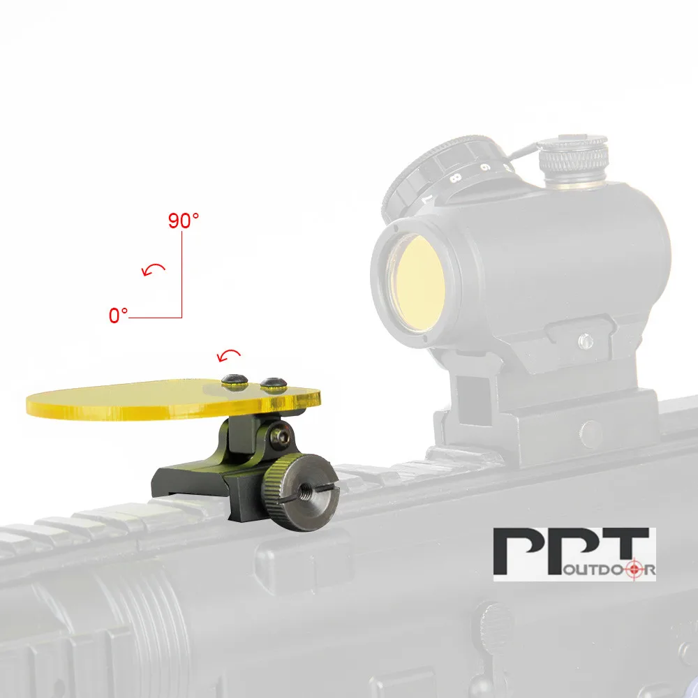 PPT тактический Пейнтбол Аксессуар Red Dot Сфера складной защитный чехол объектива