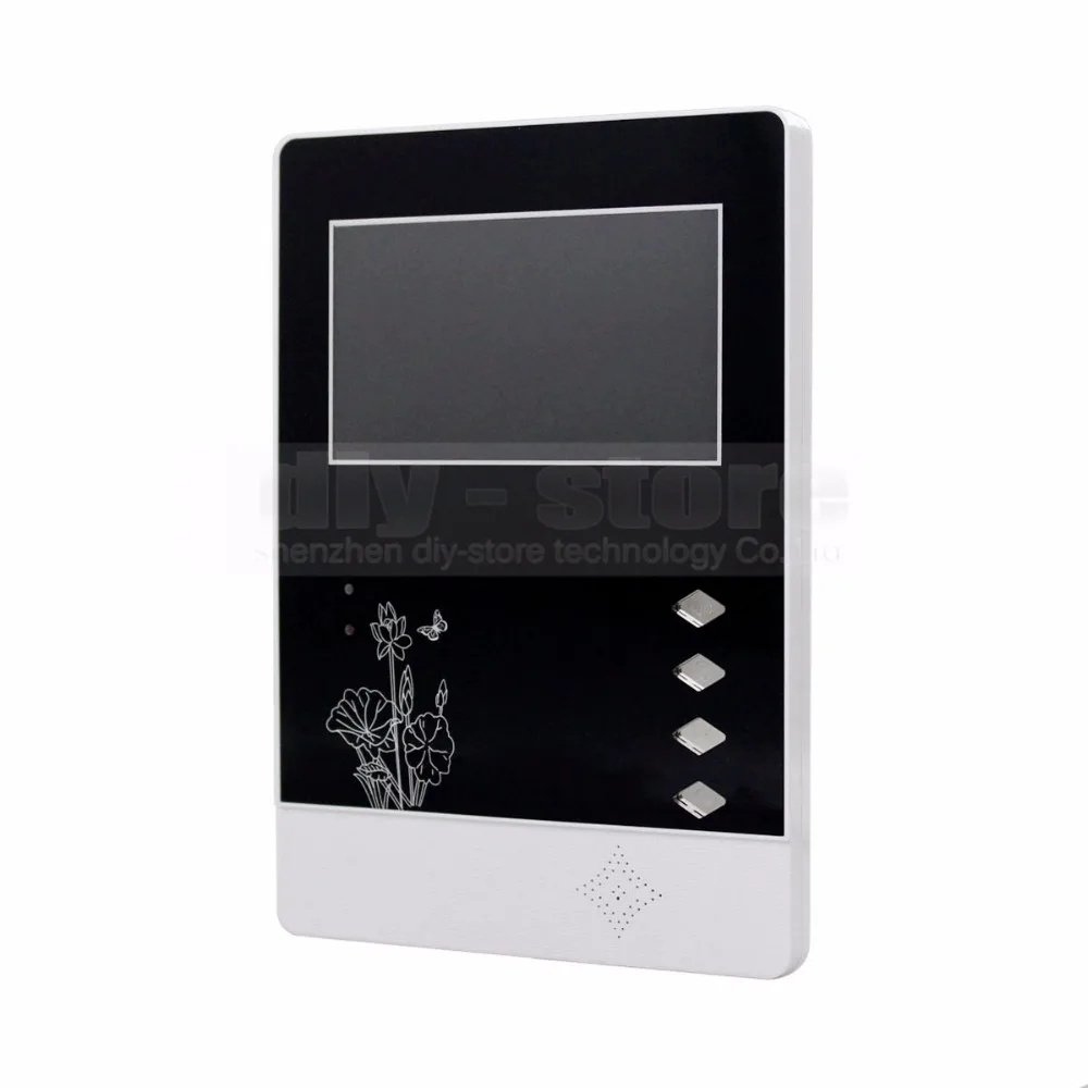 Видеодомофон DIYSECUR 4 3 дюйма 700 TVLine инфракрасная камера встроенный RFID-ридер для