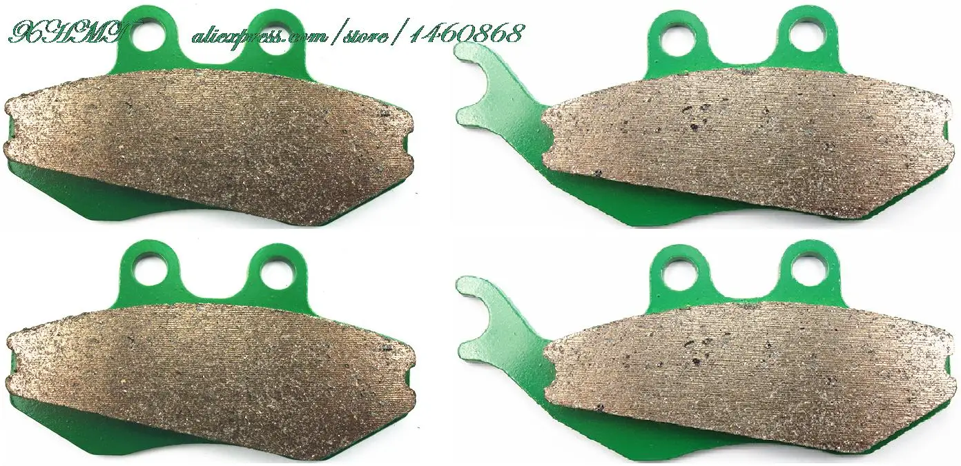 Набор тормозных колодок для Piaggio Beverly 125 200 (суппорт Grimeca) 2001 & Up/ 250 2002 2003 2004 2005 2006|brake