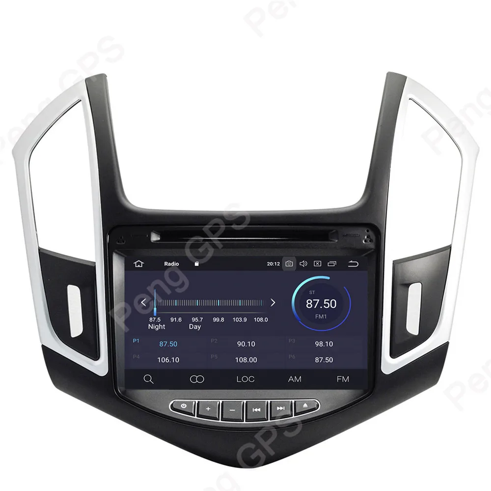 2 Din CD DVD плеер Android 9,0 Автомагнитола для Chevrolet Cruze 2012 2013 gps навигация ips экран 1080P головное устройство