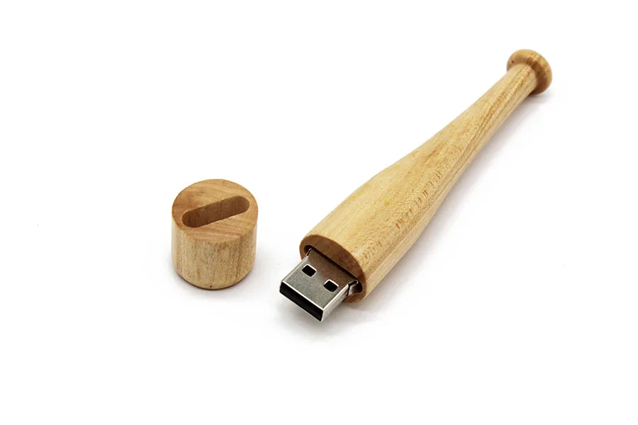 KING SARAS деревянный usb флеш-накопитель 4 ГБ 8 ГБ 16 ГБ Гб 32 ГБ кленовый Бейсбольный Летучая мышь usb 3,0