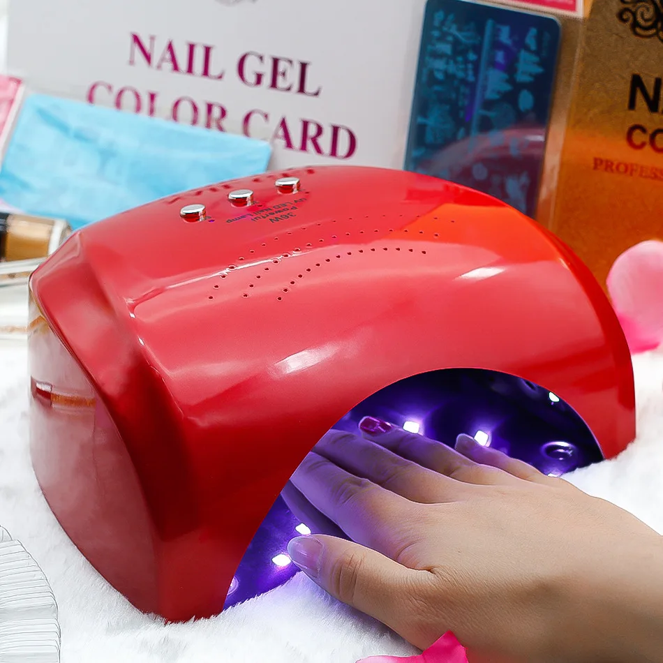 Профессиональная Сушилка для ногтей KESMALL светодиодная УФ лампа 36 Вт гель машина