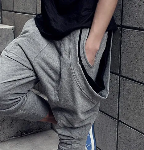 Хип хоп танцевальные мешковатые штаны укороченные мужские шаровары брюки с