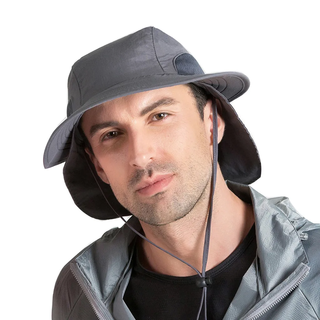 Унисекс уличная спортивная рыболовная походная шляпа с защитой от ультрафиолета