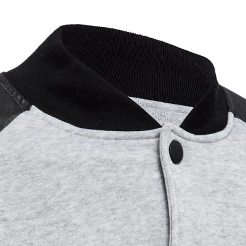 Мужская бейсбольная куртка из ПУ кожи облегающая с рукавами размеры XXL 2017|baseball