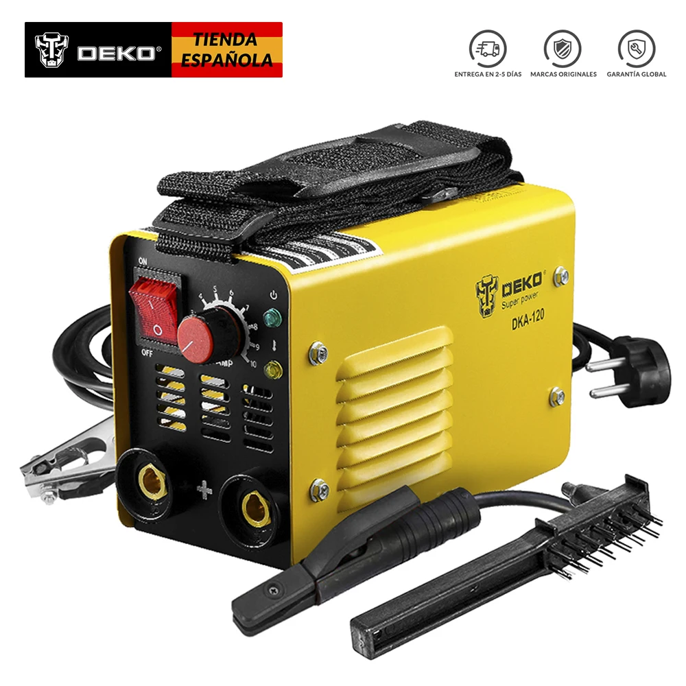 Оригинальный DEKO DKA 120 120A 4.1KVA IP21S инвертор дуговой Электрический сварочный аппарат