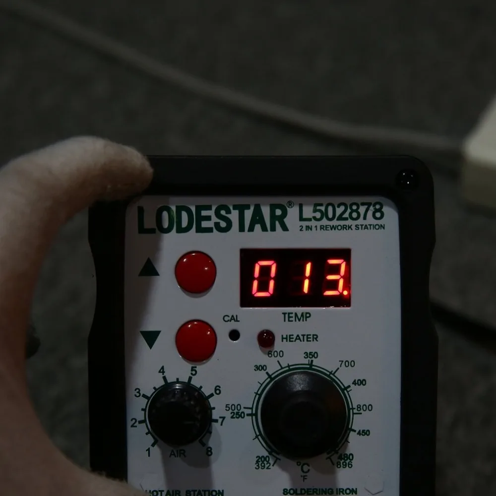 LODESTAR 2в1 цифровой дисплей горячий воздух для поверхностного монтажа паяльная