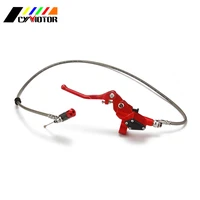 motorcycle 1200mm hydraulic foldable clutch levers master slave cylinder for dirt bike 125cc 140cc 250cc vertical engine atv